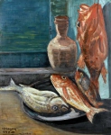 Still Life with Red Snapper, Naxos, 1920
